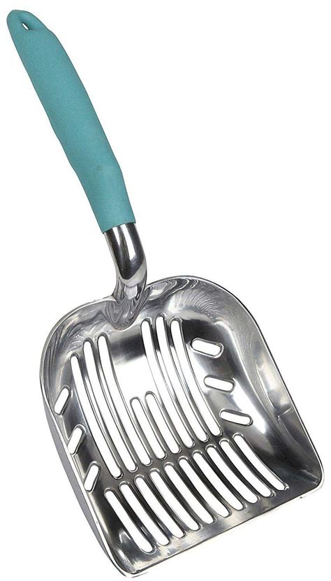 metal litter box scoop|durascoop jumbo cat litter scoop.